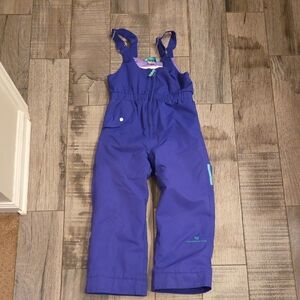 Vibrant Purple Kids Overalls
